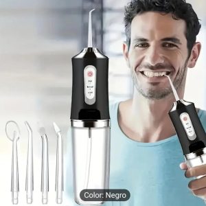 Irrigador Bucal Portátil Recargable para Limpieza Dental Profunda