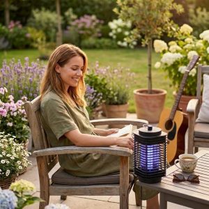 Mata Mosquitos Eléctrico LF-200 con Luz Atrayente | Eliminador de Insectos para Hogar y Oficina