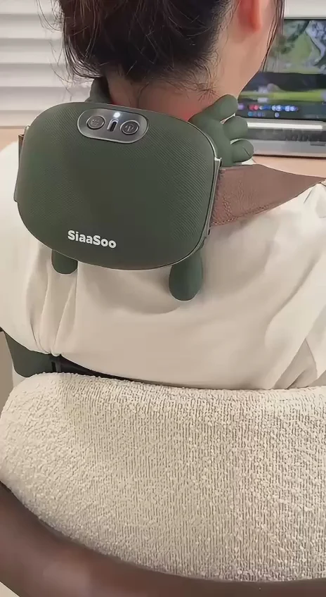 Masajeador Inteligente de Cuello y Espalda con Calor, Rotación Bidireccional y Carga USB - Imagen 3