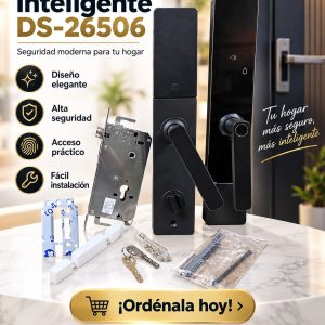 Cerradura Inteligente DS-26506 con Control de Acceso y Diseño Moderno